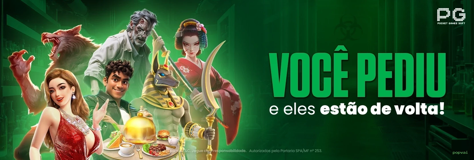 Configurações úteis dentro do app popvai